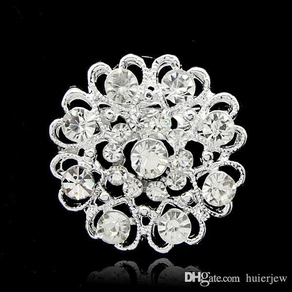 Broche De Plumas De Diamant De Imitación De Color Sólido Accorios De Moda Salvaje Pin Casual