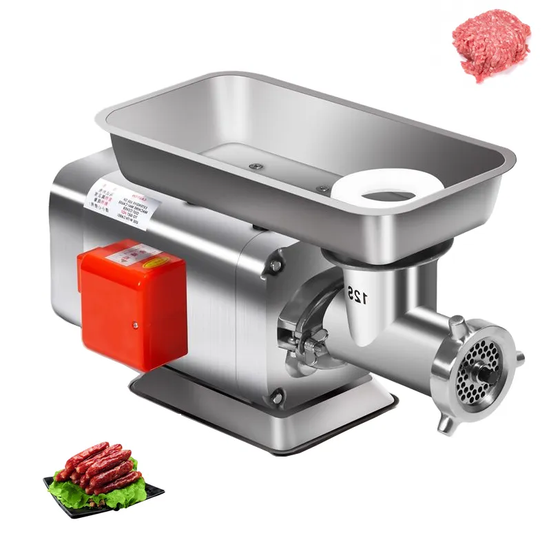 Vente chaude hachoir à viande électrique commercial 1100W hachoir à viande multifonctionnel saucisse lourde machine de remplissage robot culinaire