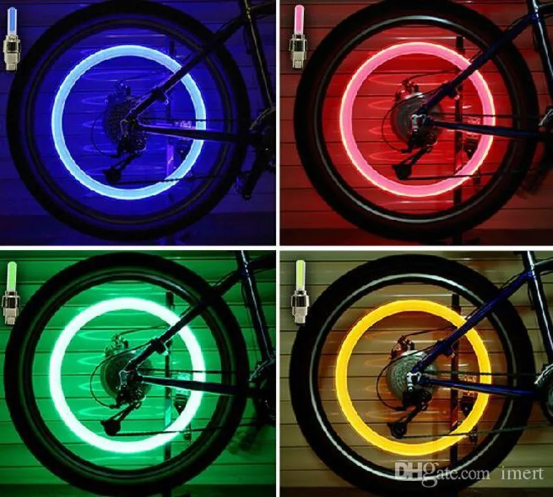 Nuova ruota per bici LED Flash Light Ruota per motocicletta Luce per auto da ciclismo