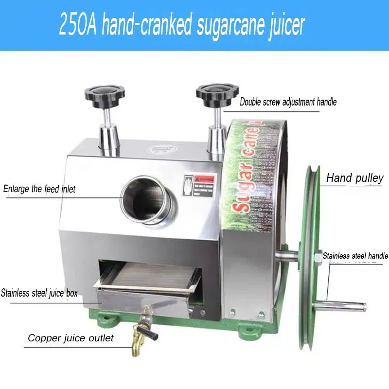 Commercial Manual Sugar Cane Juicer Machine Small Desktop Stainless Steel Hand Sugarcane Juicer Machine Sugarcane Juice Machine