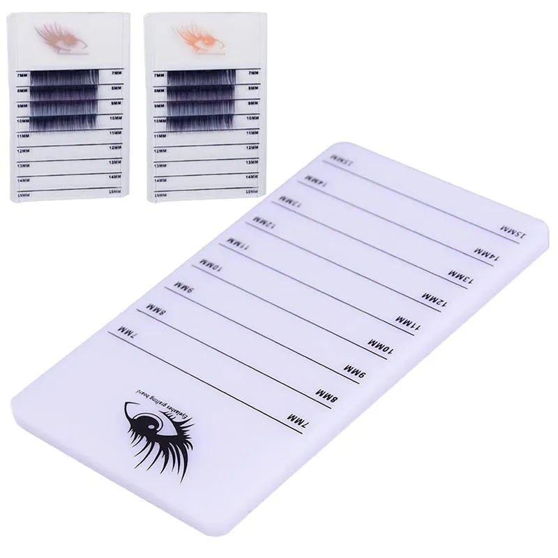 7-14mm, 8-15mm Laszy uchwyt Pad Indywidualne Rzęsy Tablet Makijaż Narzędzie Paleta Eyelash Pad Lash Extension Glue Paleta Holder Card