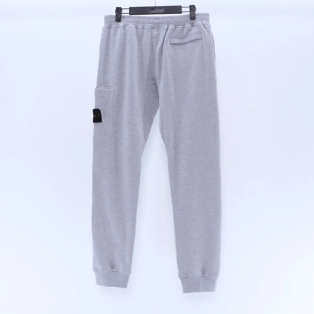 21SS STONE Lente ISLAND Herfst Winter Nieuwe Katoenen Joggingbroek Mannen Vrouwen Kompas Borduren Badge HipHop Casual Trackpants Mannen 02270233t