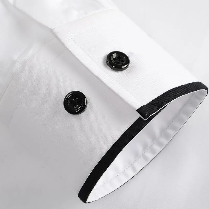Men's Mandarin Collar Dress Shirt Broadcloth Long Sleeve Casual Standard  Fit from Dhgate Men's Dress Shirts - price 42.33