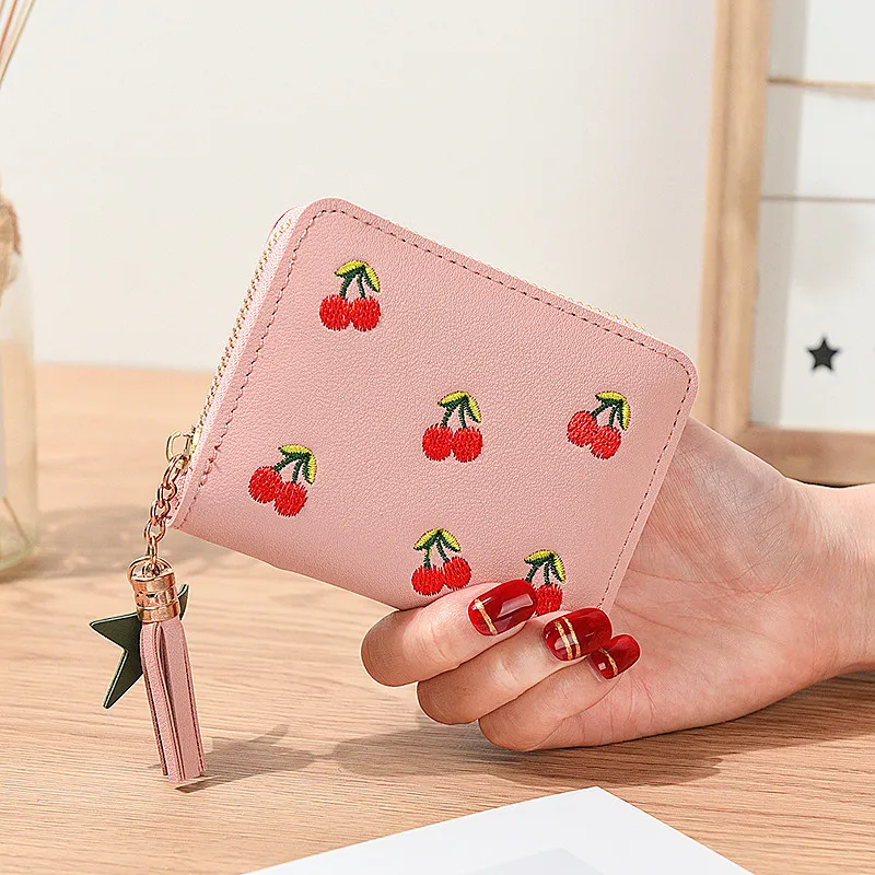 Fashion Women Wallets Female PU Leather Wallet Mini Ladies Purse Zipper  Clutch Bag Money Card Holder for Women Girl(Pink) - Walmart.com