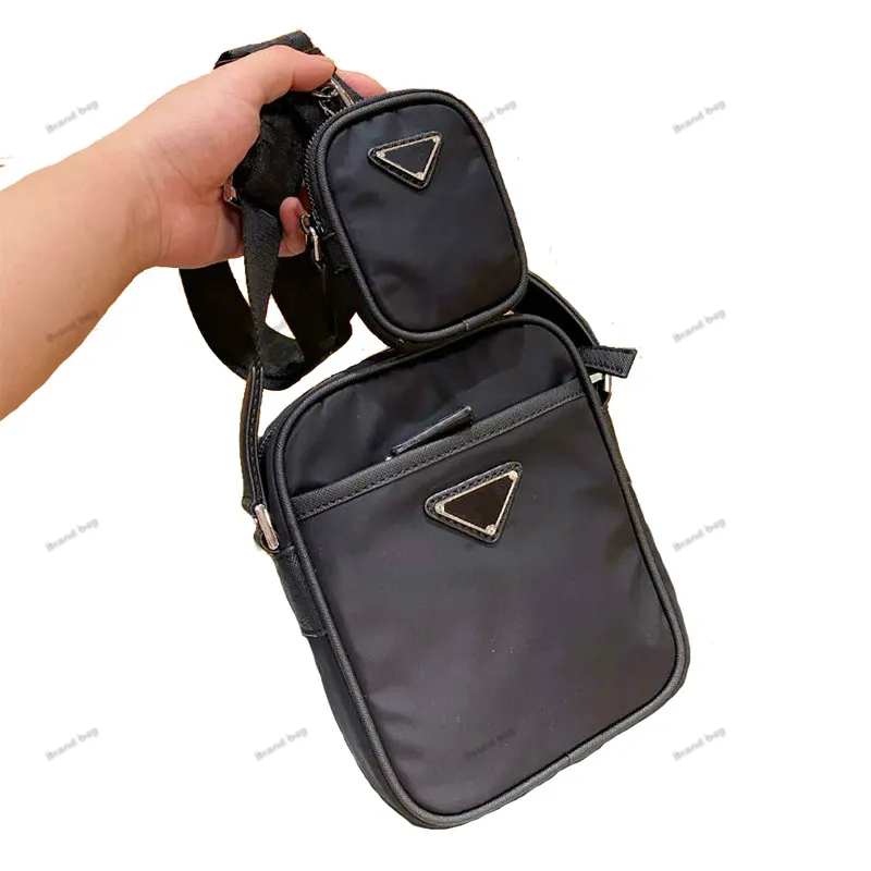 男性ショルダーバッグファッション女性クロスボディバッグ高級デザイナーハンドバッグキャンバス 2 個セットクロスボディ財布コインケース財布ハンドバッグ品質