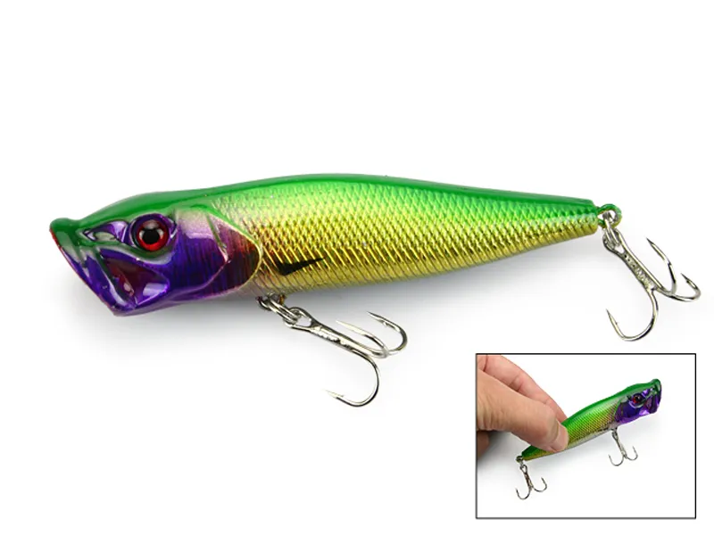 Pike Fishing Lures Set With Crankbait, Popper Hooks, And Bass Bait 12g/9cm  From Gtiudz, $9.15