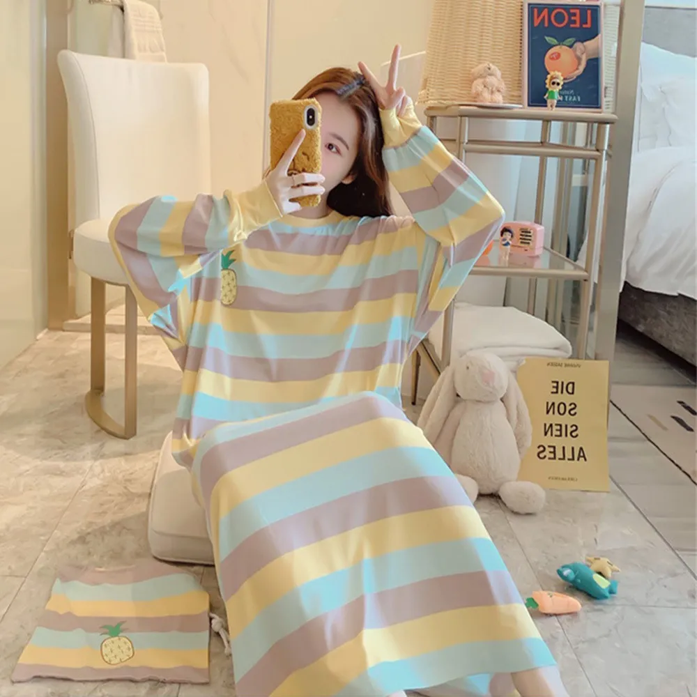 Cozy Winter Flannel Pajama Set For Women Cute Cartoon Little