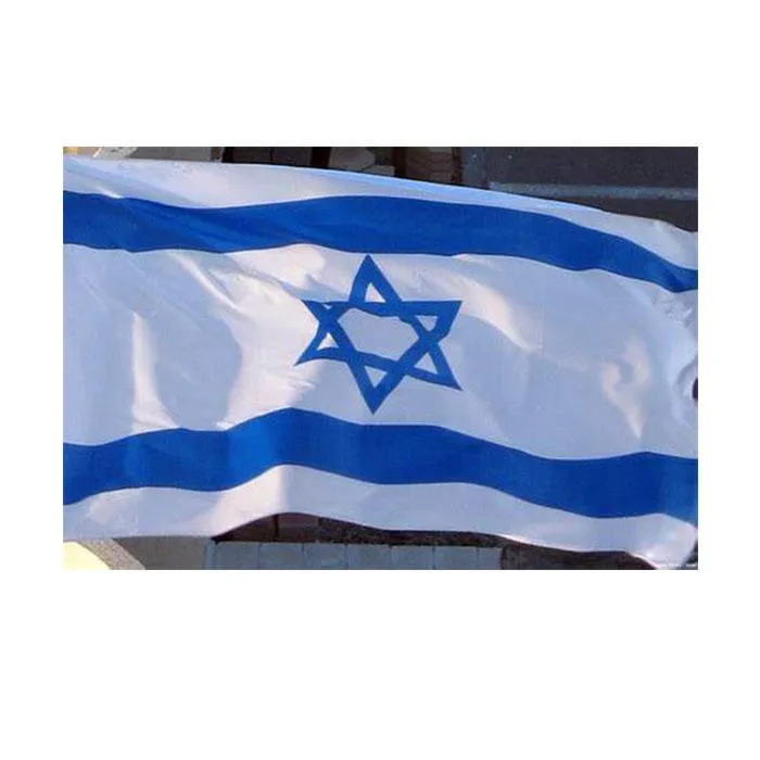 Israeli Flag High Quality 3x5 FT 90x150cm National Flags Festival Party Gift 100D Polyester Indoor Outdoor Printed Flags Banners