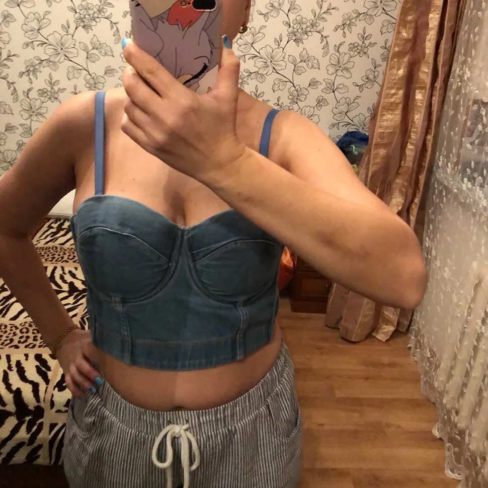 Denim Strapless Corset Crop Top Blue Jean Corset Top Women Denim Corset  Bustier Crop Top Strapless Denim Bustier Top 