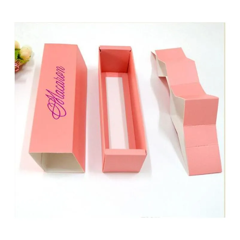 500pcs 6 colors macaron packaging wedding candy favors gift laser paper boxes 6 grids chocolates box/cookie box lin3832