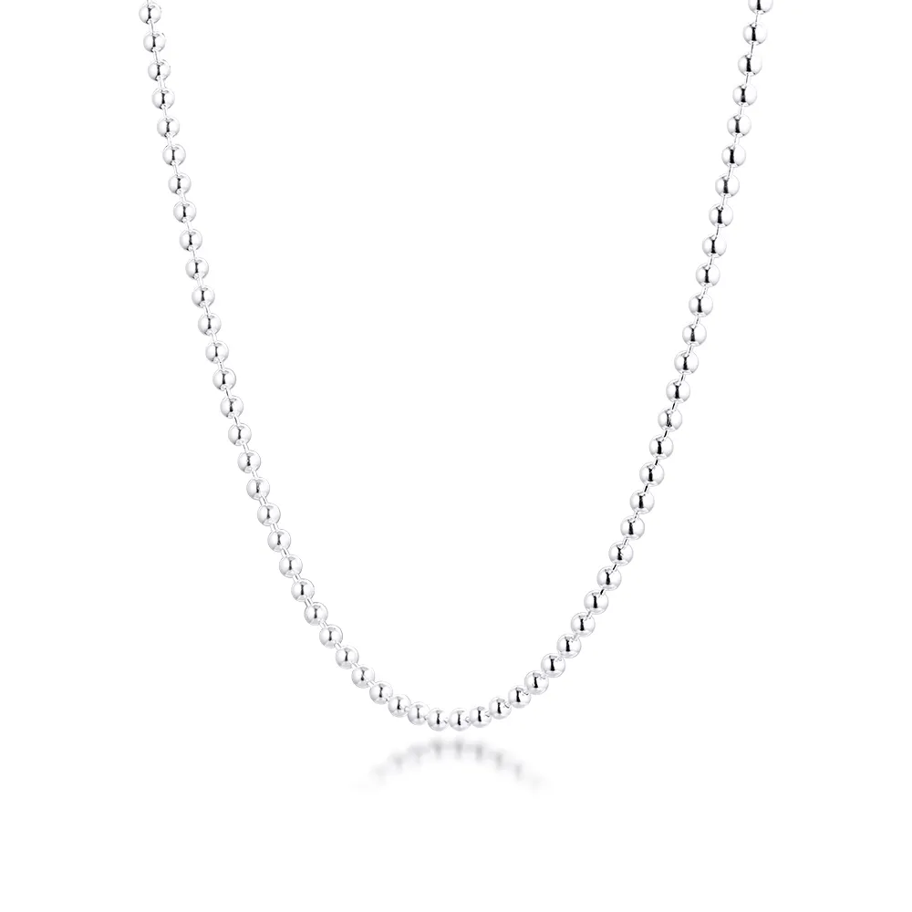 Kedjevänner Partihandel 100% Real Sterling Silver S925 Fashion Collier Choker Smycken Kvinna Halsband för Kvinnor Q0531