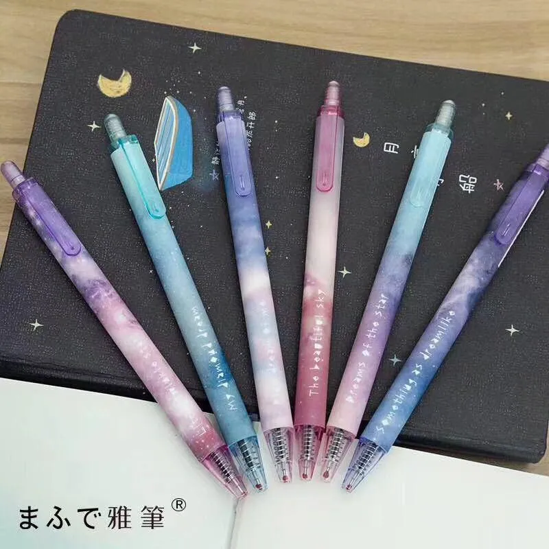 40 szt./Lot Creative Night Asteroid Gel Pen Signature Pen Escolar Papelaria School Office Supply Prezent promocyjny