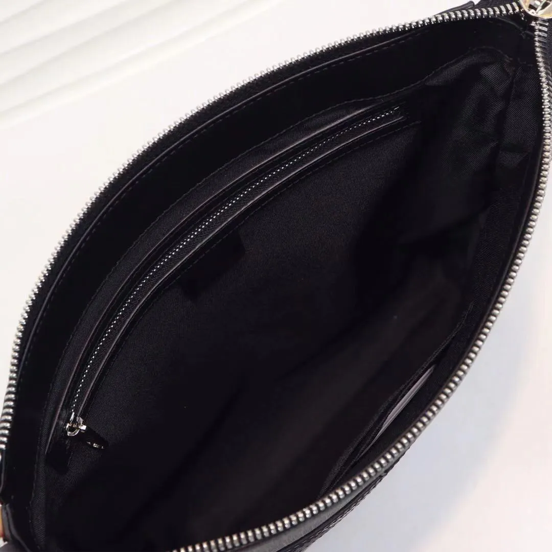 Classic Big size messenger bag brown/grey canvas with leather mens shoulder bag with box luxurys designers bags handbag crossbody bag 06