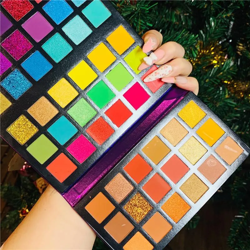 New Arrival 72 Colors ULTRA SECRET PALETTE Matte Glitter Eyeshadow Palette Colorful Eye Shadow Neon Eye Pigments Makeup
