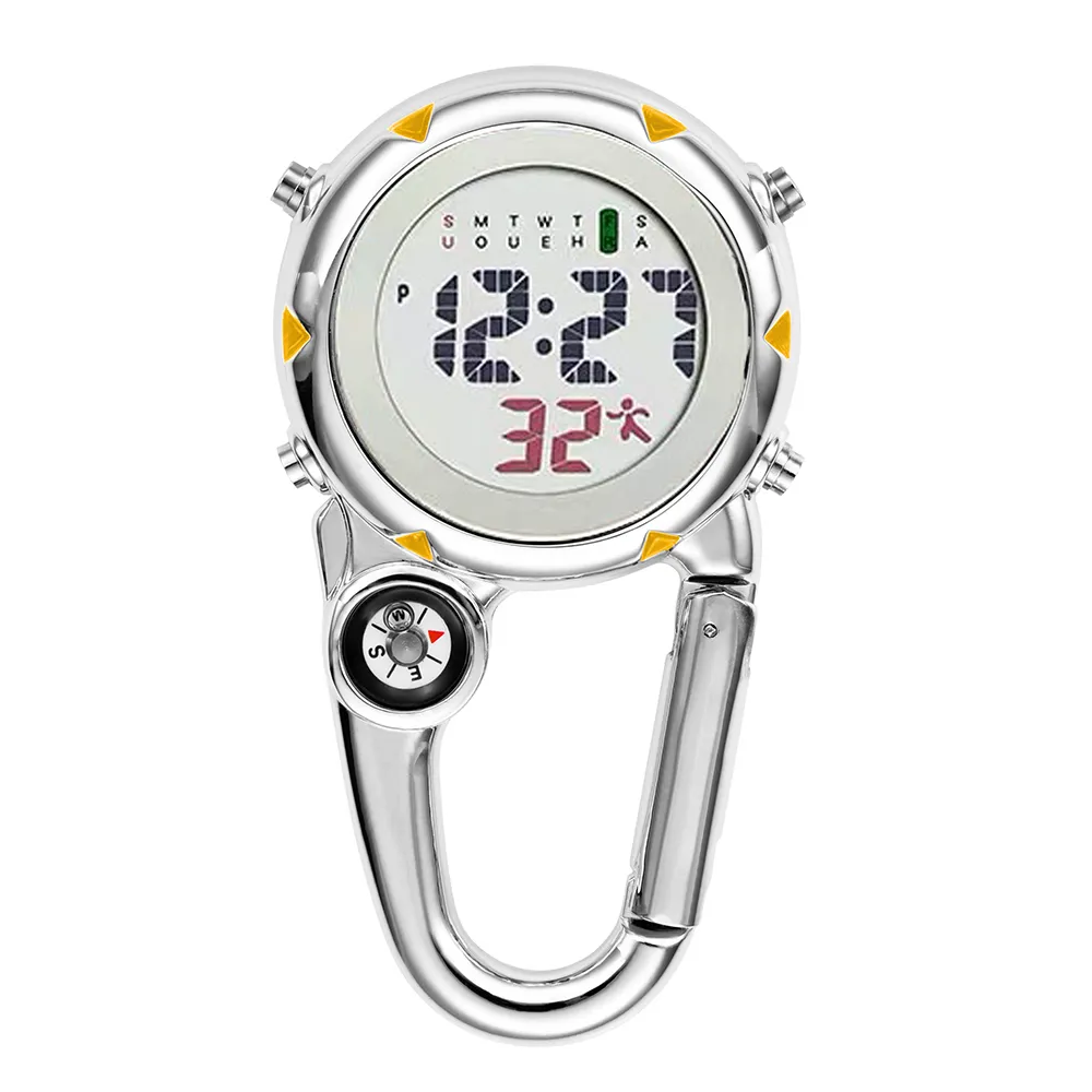 Digital Carabiner Clip Sport Hook Nurse Watch Unisex Digital  display picture 1