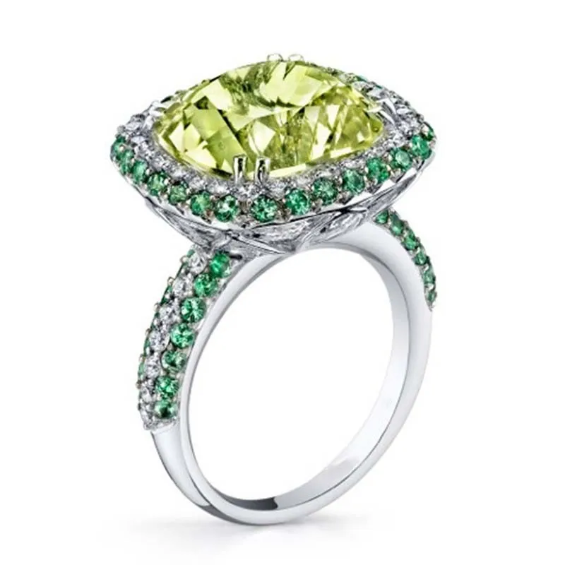 Tiffany & Co 3-stone 4.20ct Emerald Cut F VVS1 Platinum Ring -- 