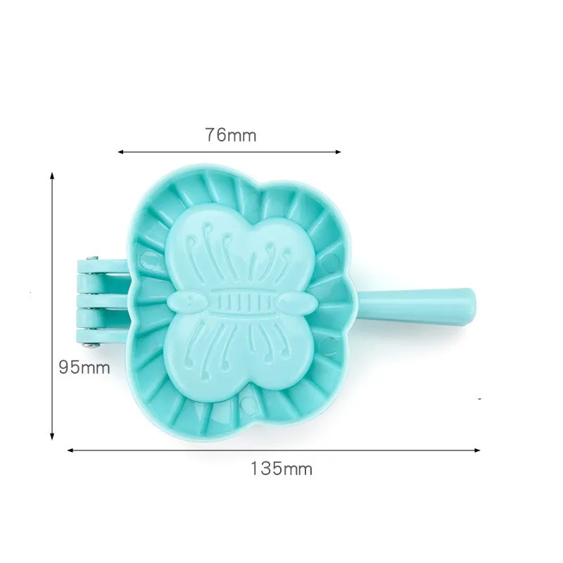 Heart Flower Butterfly Shaped Mold Solid Color Plastic DIY Baking Mould Simple Kitchen Tool Dumpling Maker New Arrival 3hp L2