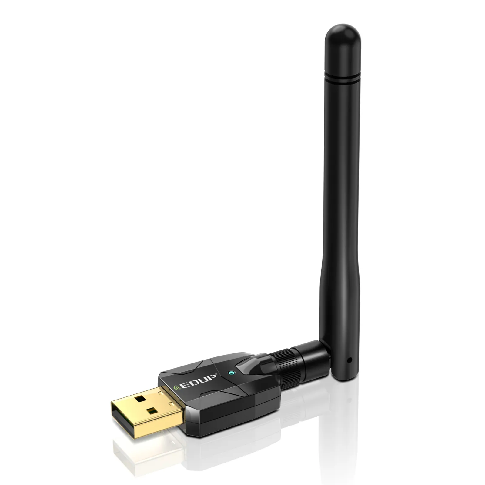EDUP 100m uzunluğunda USB Bluetooth Vericiler Adaptör PCDESKTOP Dizüstü Bilgisayar Bluetooth5.0 Dongle EDR Kablosuz Alıcı Aktarımı