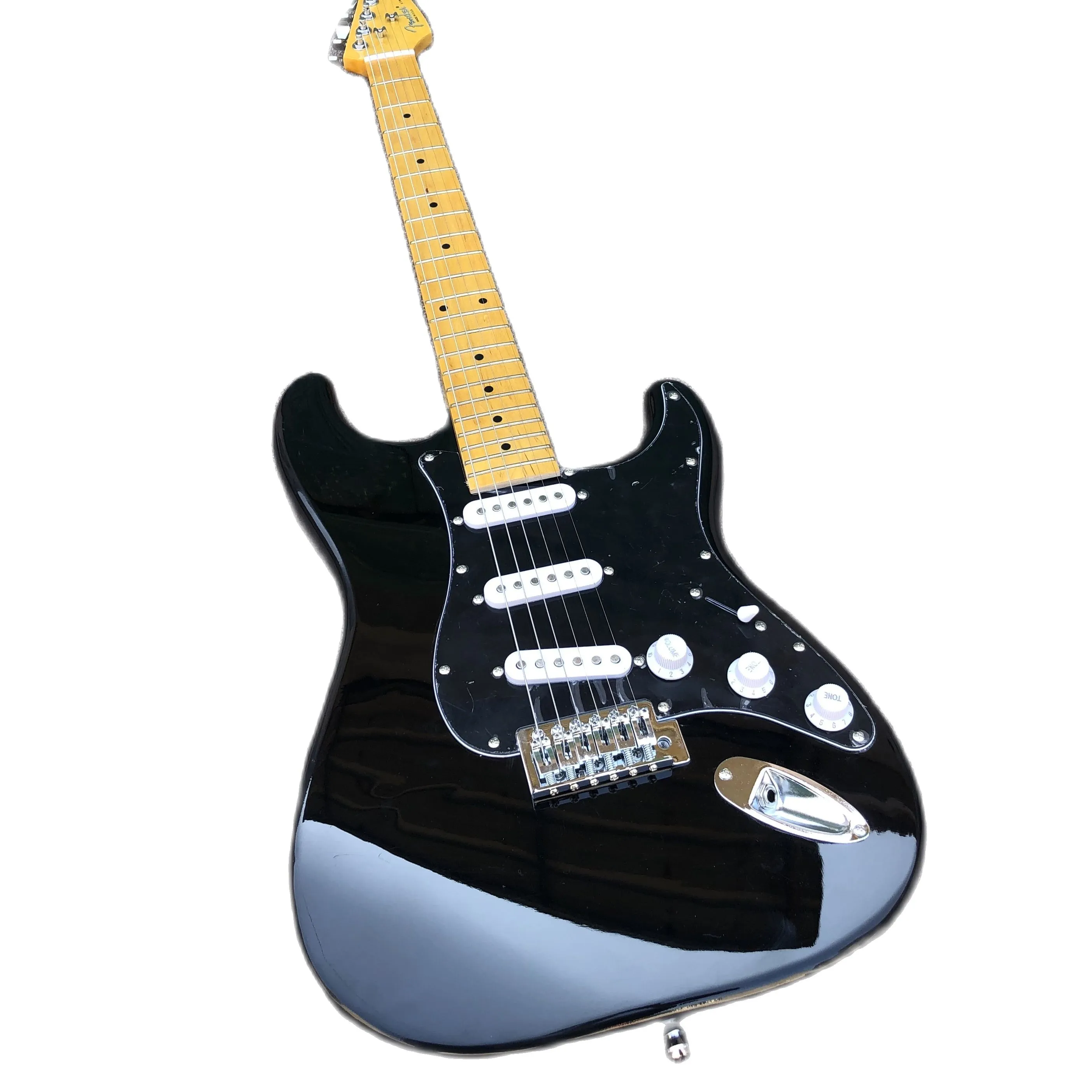 ₩381,670에서 Black 6 String Electric Guitar, Solid Mahogany