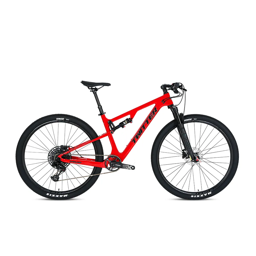 Witter Overlord Bicycle M6100-12Speed ​​Pequeno Conjunto MT200 Freio de Óleo Dual Choque Absorvente Fibra De Carbono Mountain Bike Mountain Bike 29