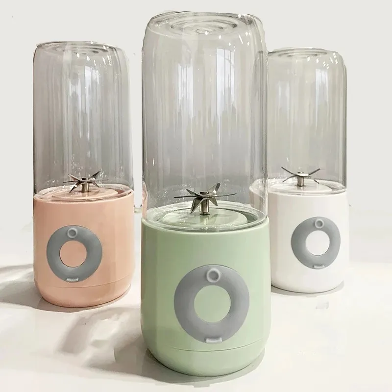 Electric Juicer Portable Smoothie Blender Cup Six Knife Mini Blenders