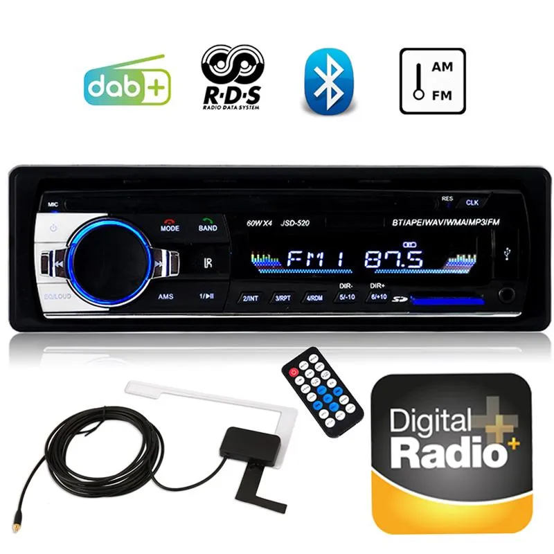 1 DIN Radio Cassette Player DAB + USB Tarjeta SD Slot Estéreo Coche Radio  Autoradio RDS Bluetooth Audio Audio MP3 Player1 De 96,87 €