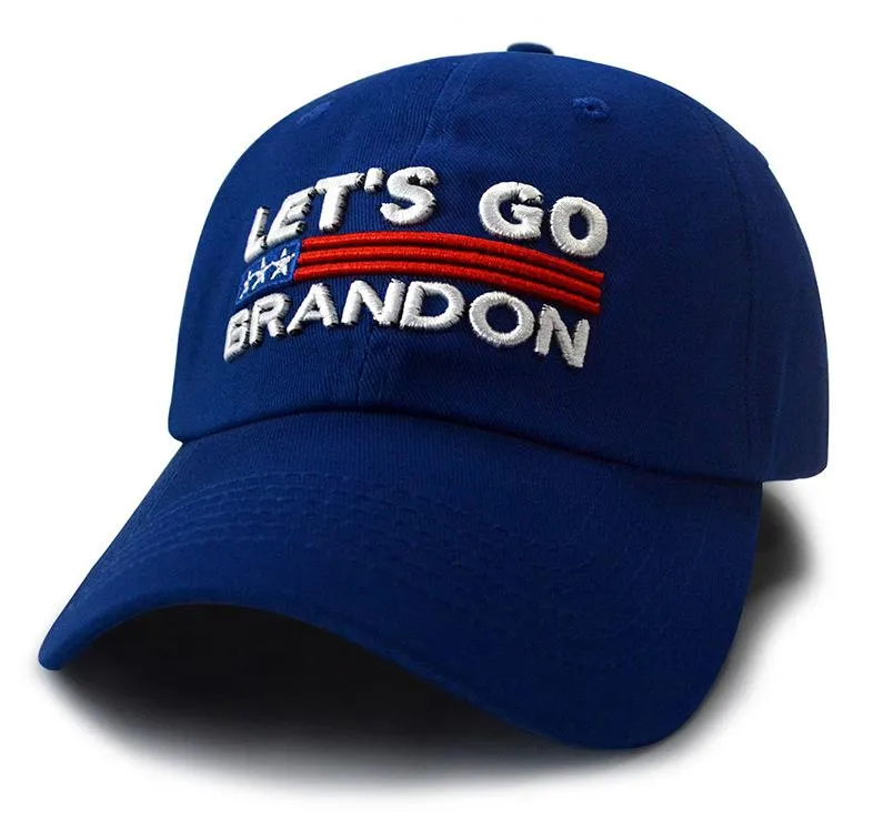 2022 LET`S GO BRANDON Embroidered Baseball Cap Sun Cotton Hat
