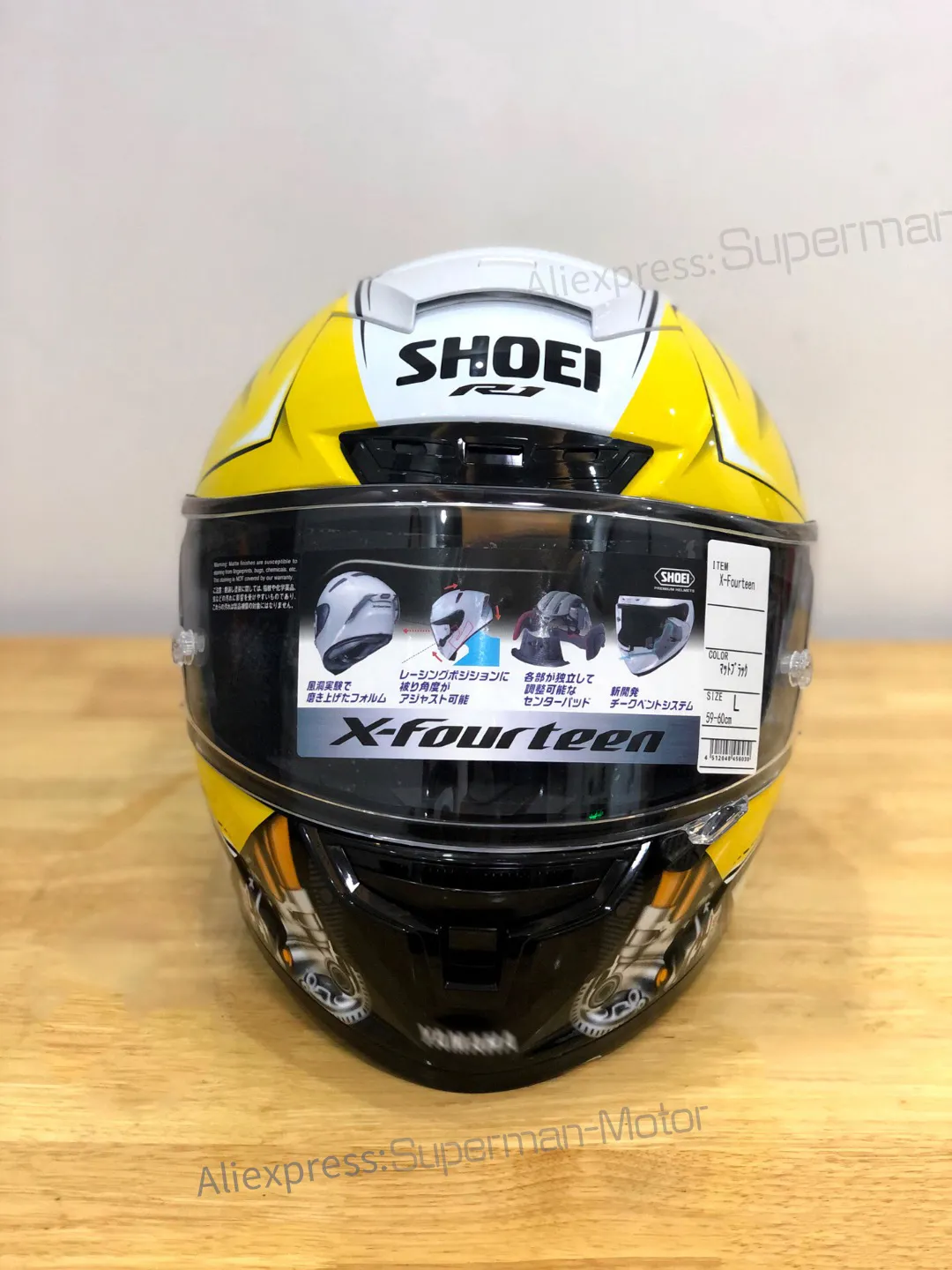 Casco shoei yamaha 60 aniversario 2025