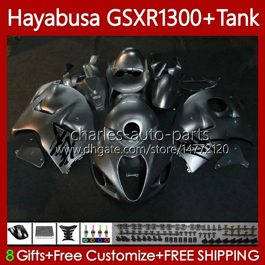 Hayabusa GSXR-1300 GSXR 1300のためのフェアリングシルバーCC GSXR1300 96 97 98 99 00 01 74no.102 GSX-R1300 1300CC 2002 2002 2002 2002 2006 2007 2007 GSX R1300 96-07 BodyWorking