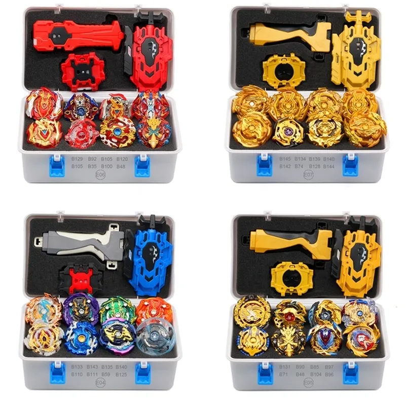 2019 الذهب تكيارة تومي قاذفة beyblade انفجار arean bayblades bags مجموعة مربع بك بليد لعب للأطفال المعادن الانصهار هدية جديدة LJ201216