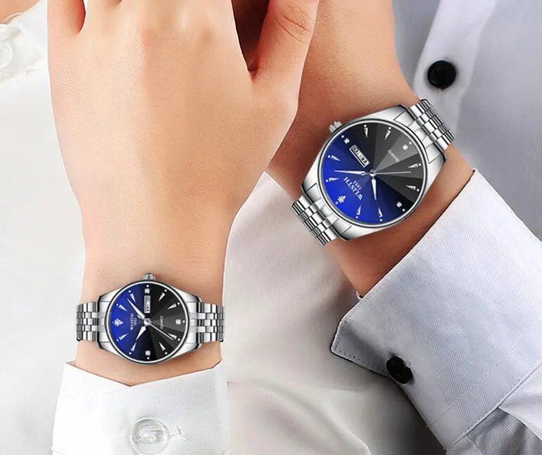 Wlisth 20201 Mężczyźni Męskie Białe Produkty Hot Selling Quality Watch Lovers Watch Fashion Ultra Cienkie Studia Zegarki