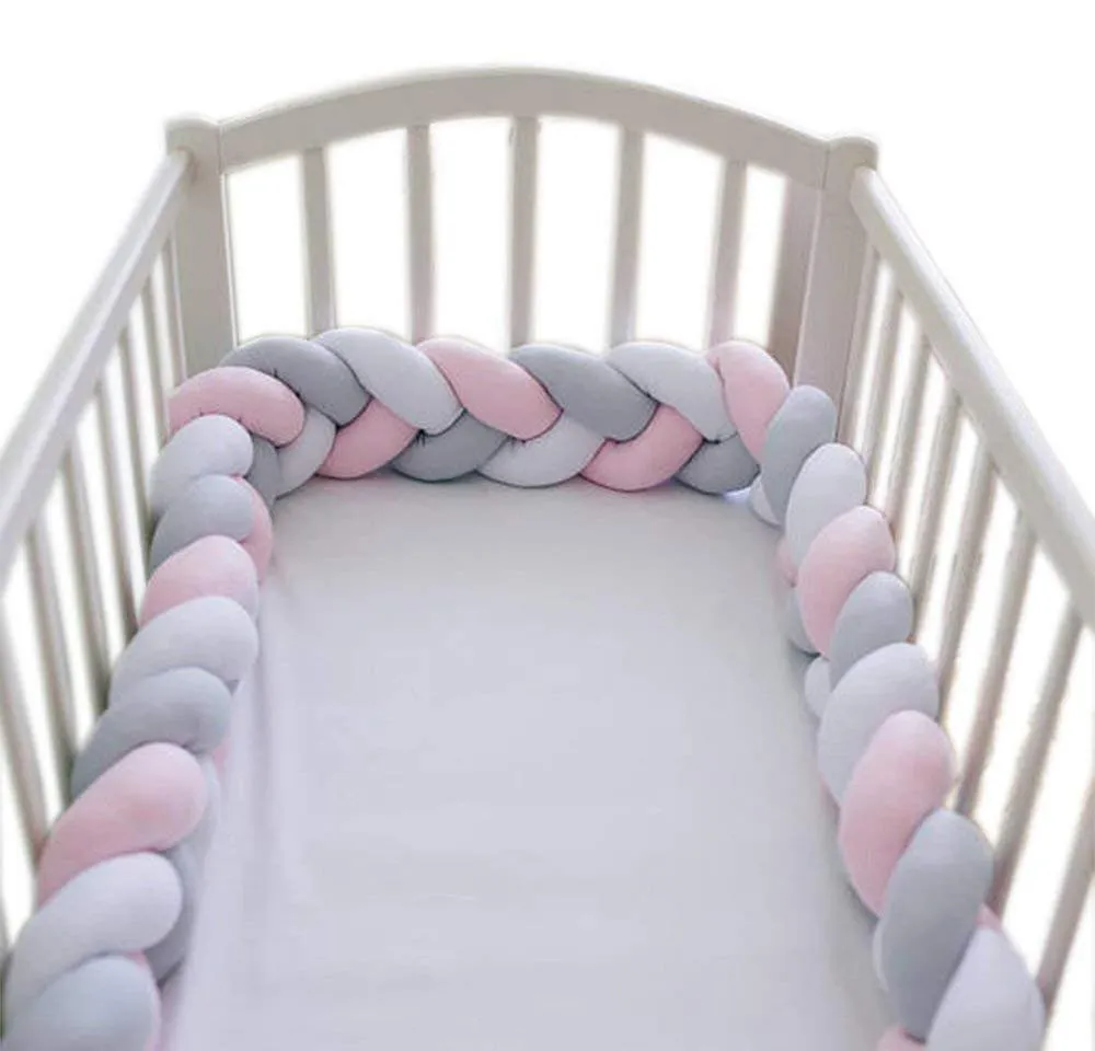 プレミアインピローズベビーベビーバンパーノット編み豪華な保育園のゆりかご装飾新生児ギフト枕クッションジュニアベッドスリープバムBBYGSW BDESPORTS