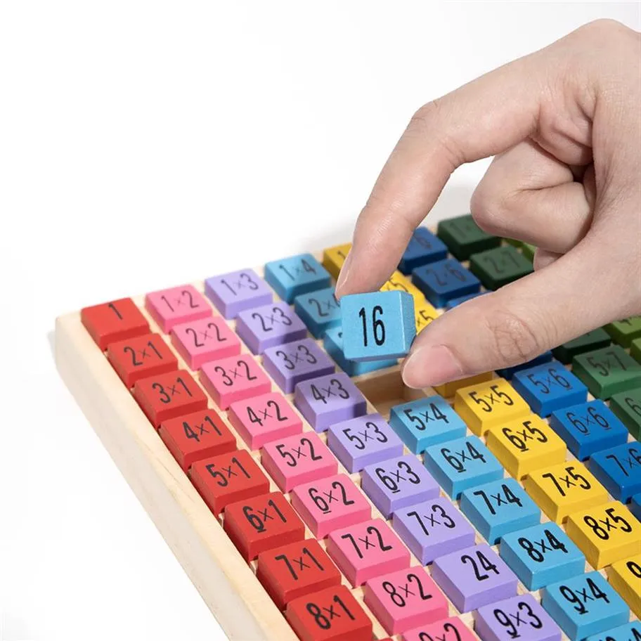 送料無料aketa 米国の在庫の木製の乗算数学テーブルボードゲーム キッズモンテッソーリ幼稚園学習玩具ギフト 40 Pc 215f218g 1150サイズ おもちゃ ギフト ブロック プラモデル Viskasprekybai Lt
