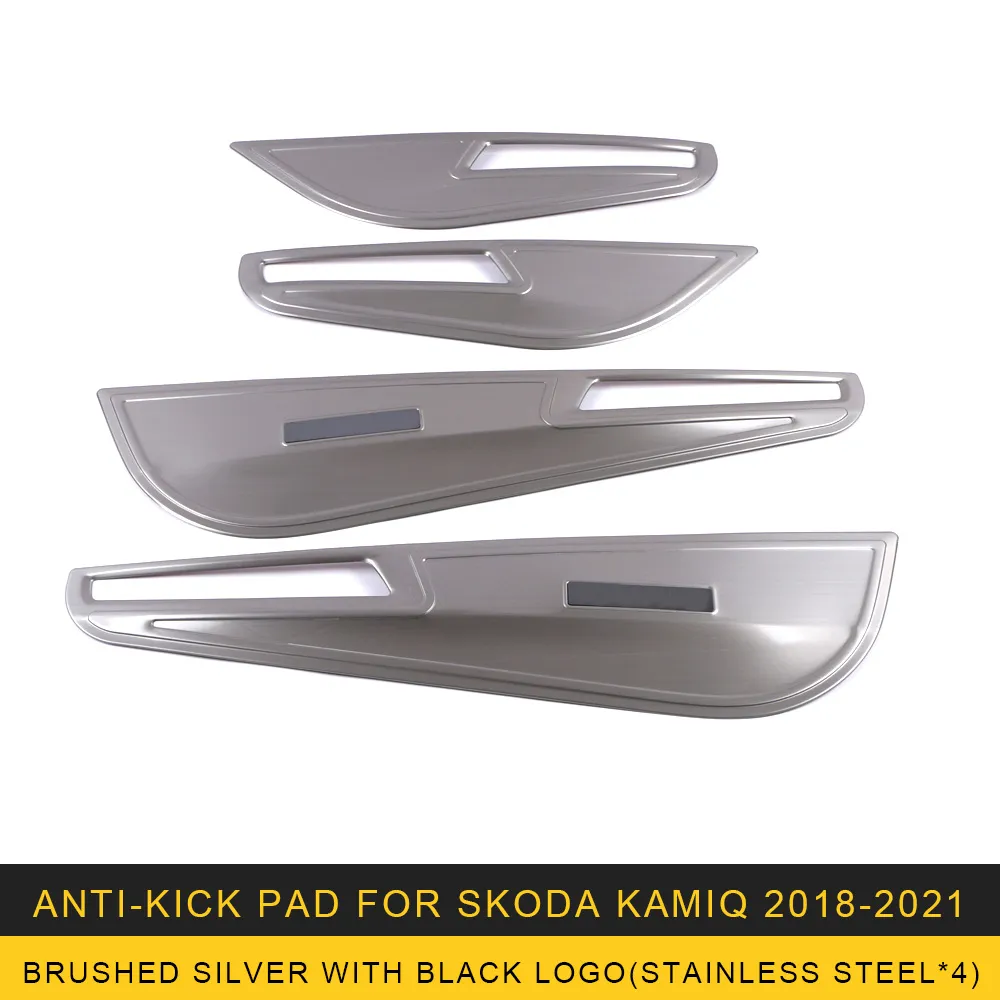 Für Skoda Kamiq 2018 2021 Autotechnik Edelstahl Innentür Anti Kick Auflage  Abdeckung Blendrahmen Innendekoration Molding Von 63,35 €