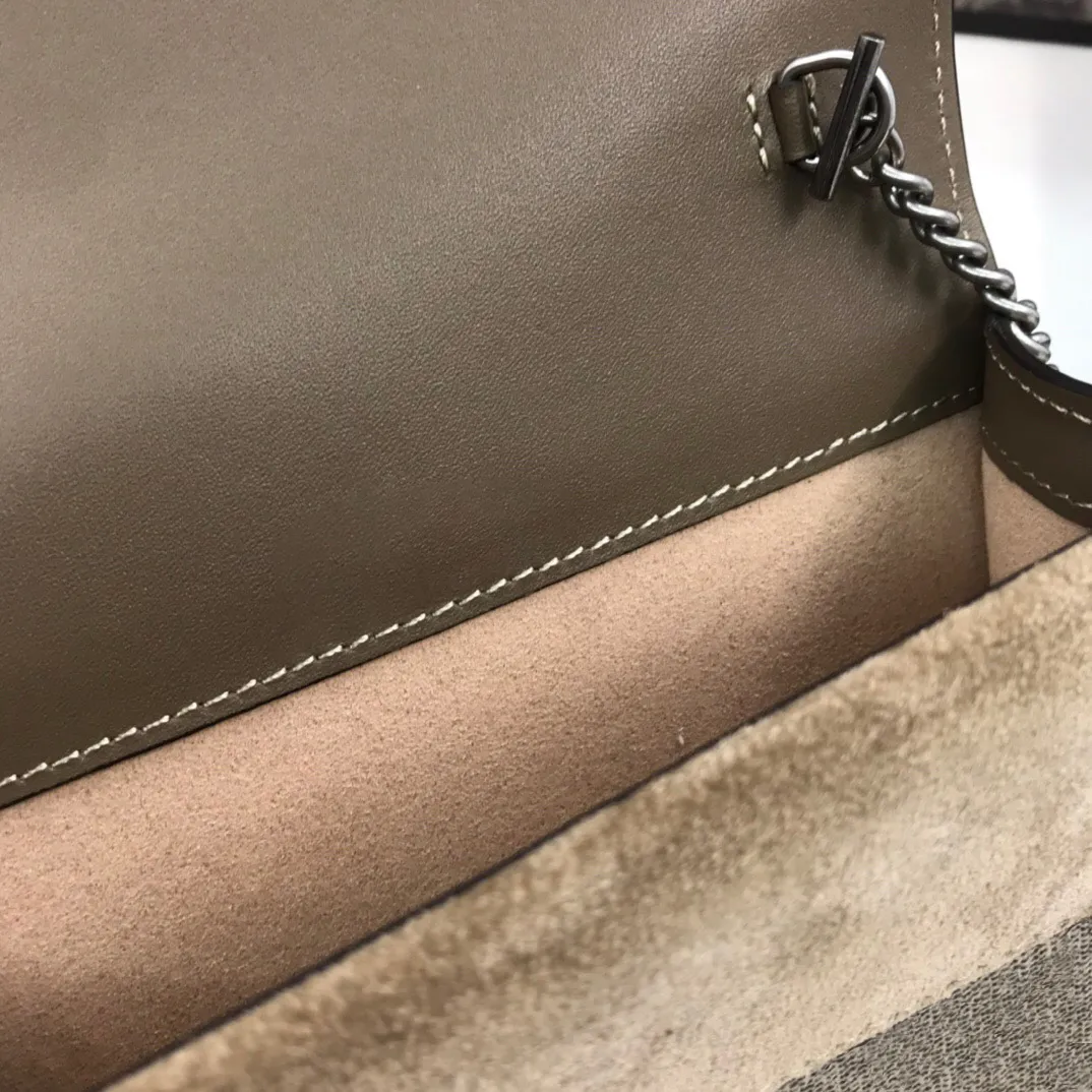 Hot fashion mini genuine leather women shoulder bag with box bags best top quality brown letter women crossbody bag handbag 476432
