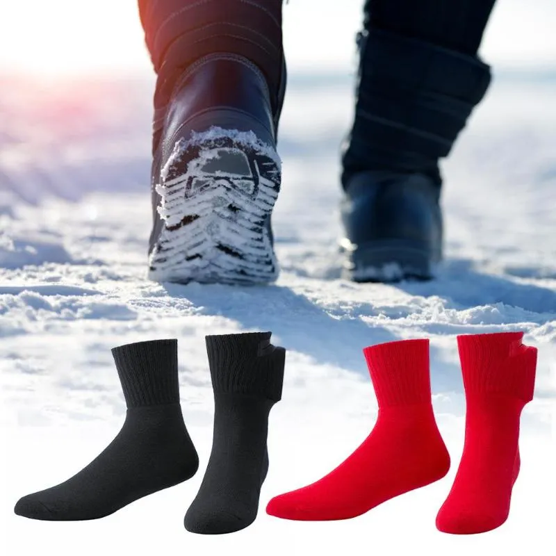 Heated Socks Winter Electric Thermal Socks Foot Warmer for Men Women Hiking Hunting Camping Fishing