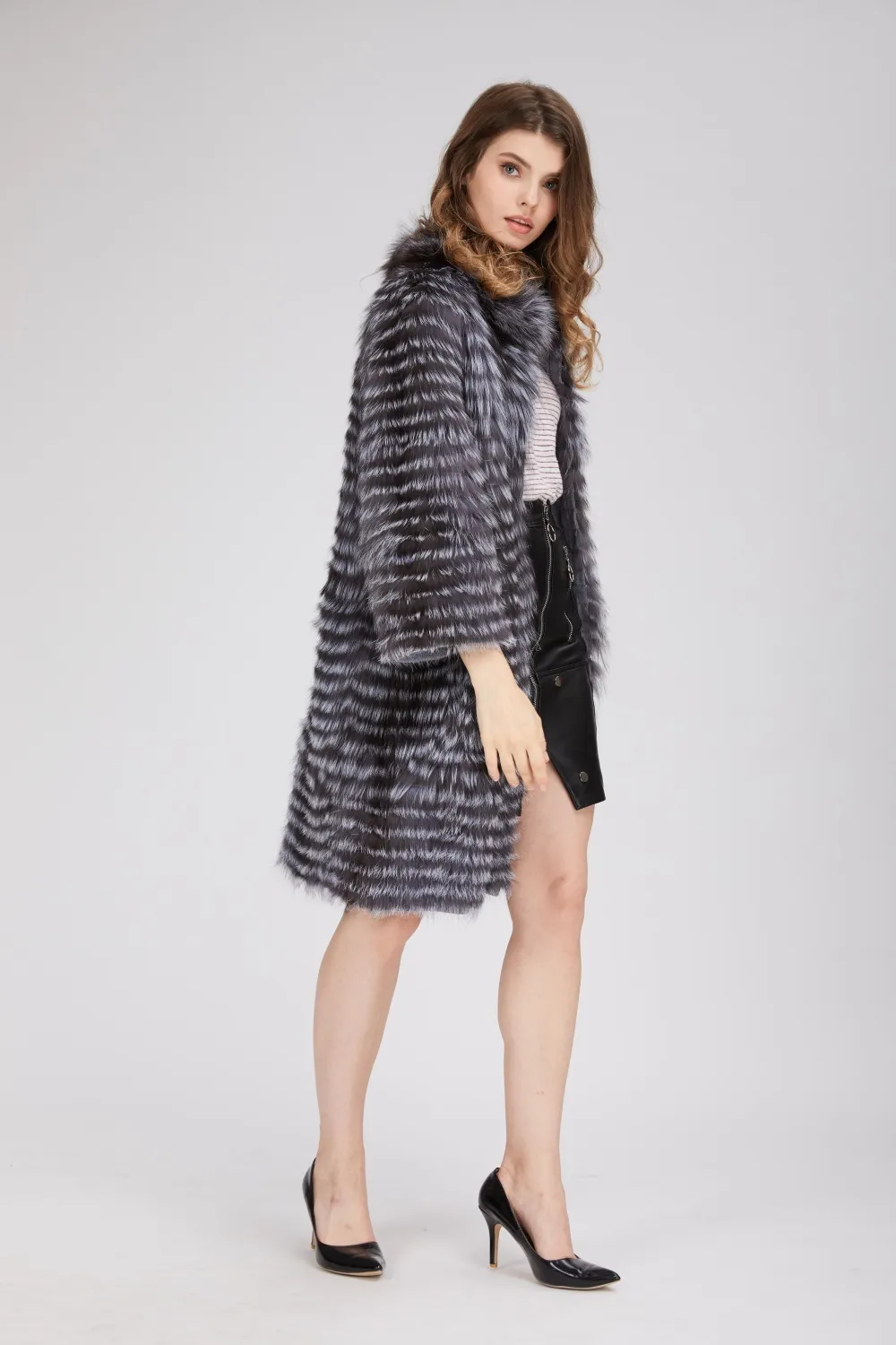 silver fox fur coat with wool lining eileenhou 1809165 (8)