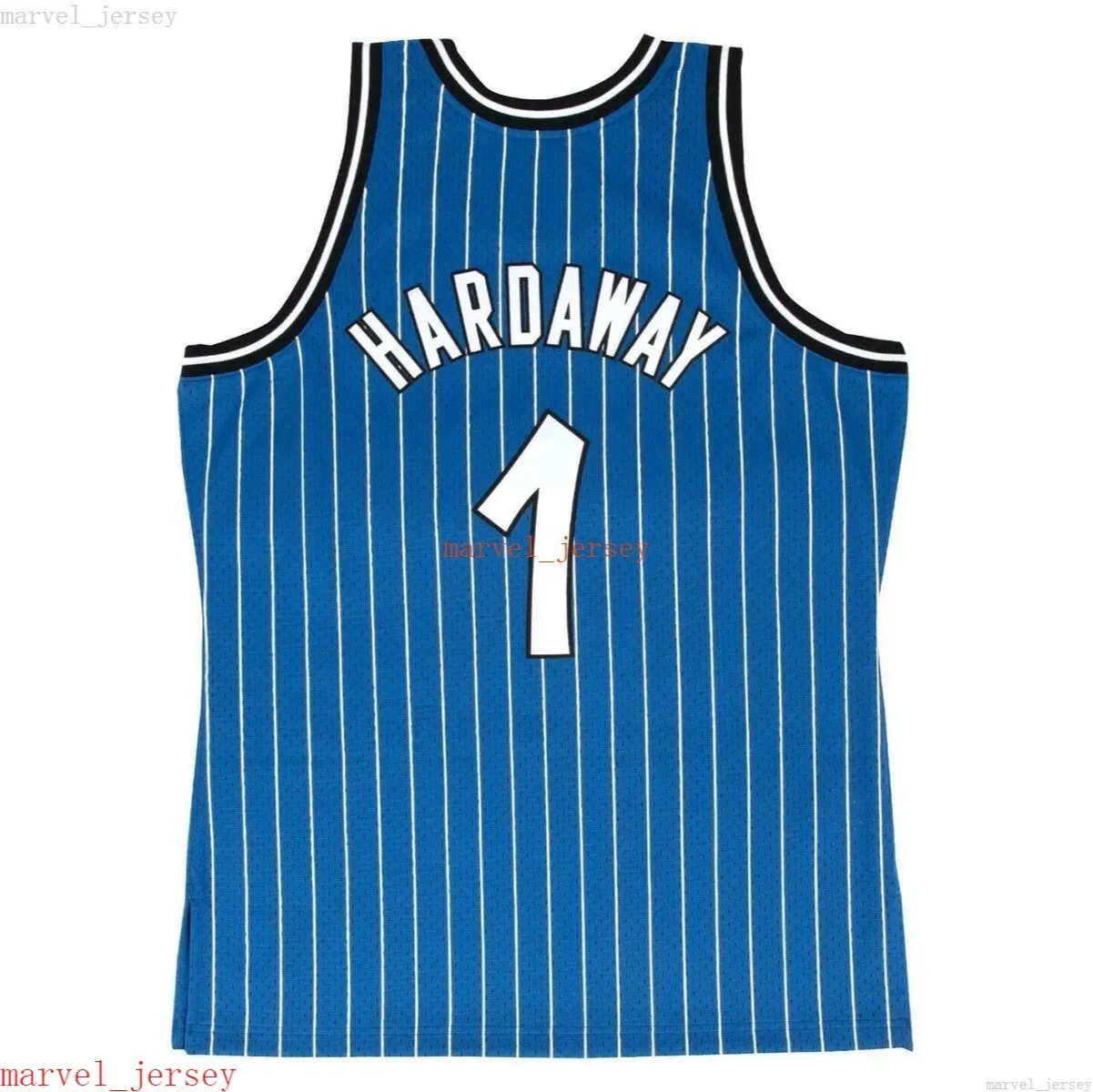 Custom Stitched Anfernee Hardaway 1 Mitchell & Ness Blue 1994 95