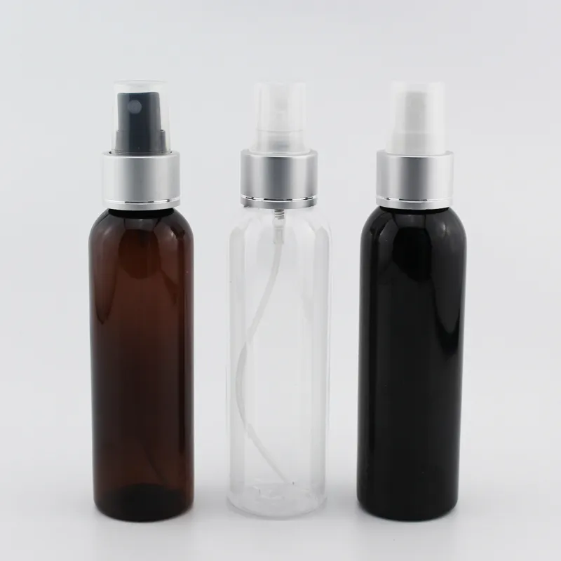 120ML X 40 플라스틱 스프레이 병 개인 관리 120cc 알루미늄 노즐 미세 미스트 펌프 향수 병 용기 온스