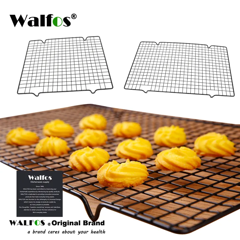 Walfos aço inoxidável de aço inoxidável cremalheira de refrigeração grade de refrigeração bandeja de cozimento para biscoito / biscoito / torta / pão / bolo de cozimento cremalheira venda quente 201023