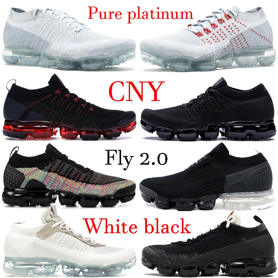 2021 Fly Orca 2.0 Mężczyźni Kobiety Buty CNY Pure Platinum Triple White Black Multi Color Animal Pack Zebra Oreo Running Sneakers