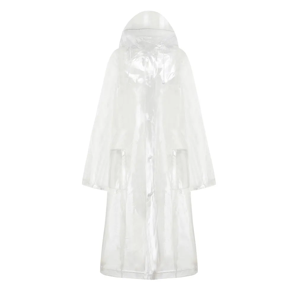 Clear plastic rain jacket deals