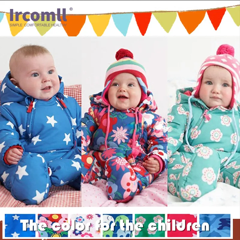 Ircomll Newborn Baby Rompsers Зимний малыш ребенок девочка мальчик младенческая одежда камуфляж цветок с капюшоном комбинезон детские боевые одежды onsieies 201027