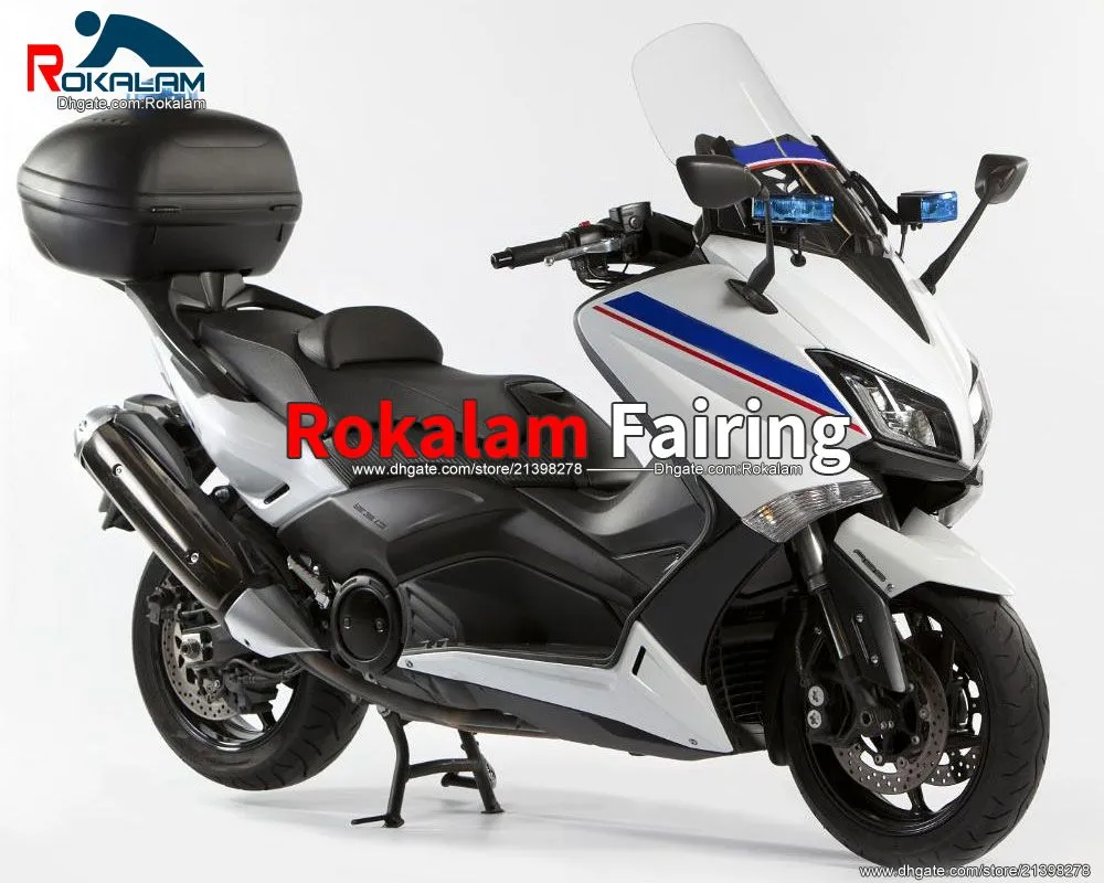 Fairings Hull för Yamaha Tmax 530 2015 2016 T-Max530 Tmax530 15 16 Bodyworks Polis Motorcykel Fairing (formsprutning)