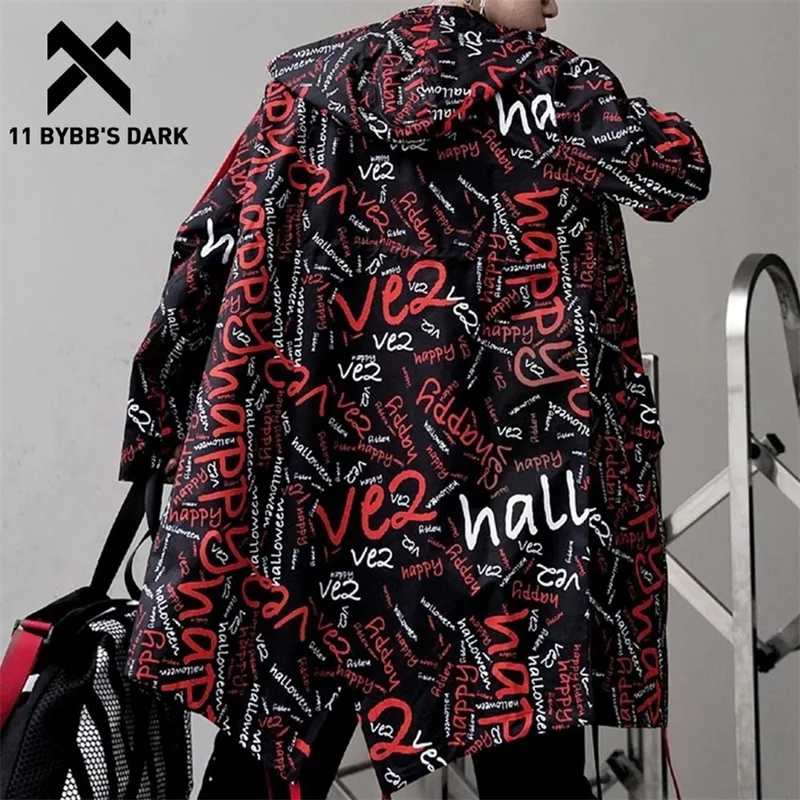 11 BYBBS Dark Extra Long Trench Jacket For Men  From Lu003