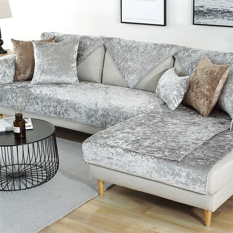 Crushed velvet sofa seat covers 2025