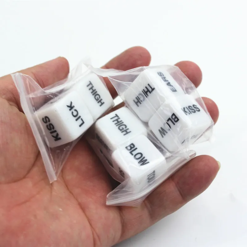 2 Stcs Luminous Sex Dice For Adult Games Exotic Novely Glow ...