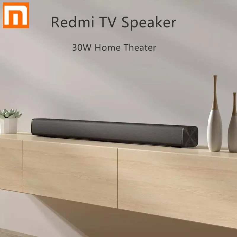 Xiaomi Youpin Redmi TV Bar Speaker Wired e Wireless 30W Bluetooth 5.0 Home Surround Soundbar SoundBar Estéreo para PC Theater AUX 3.5mm