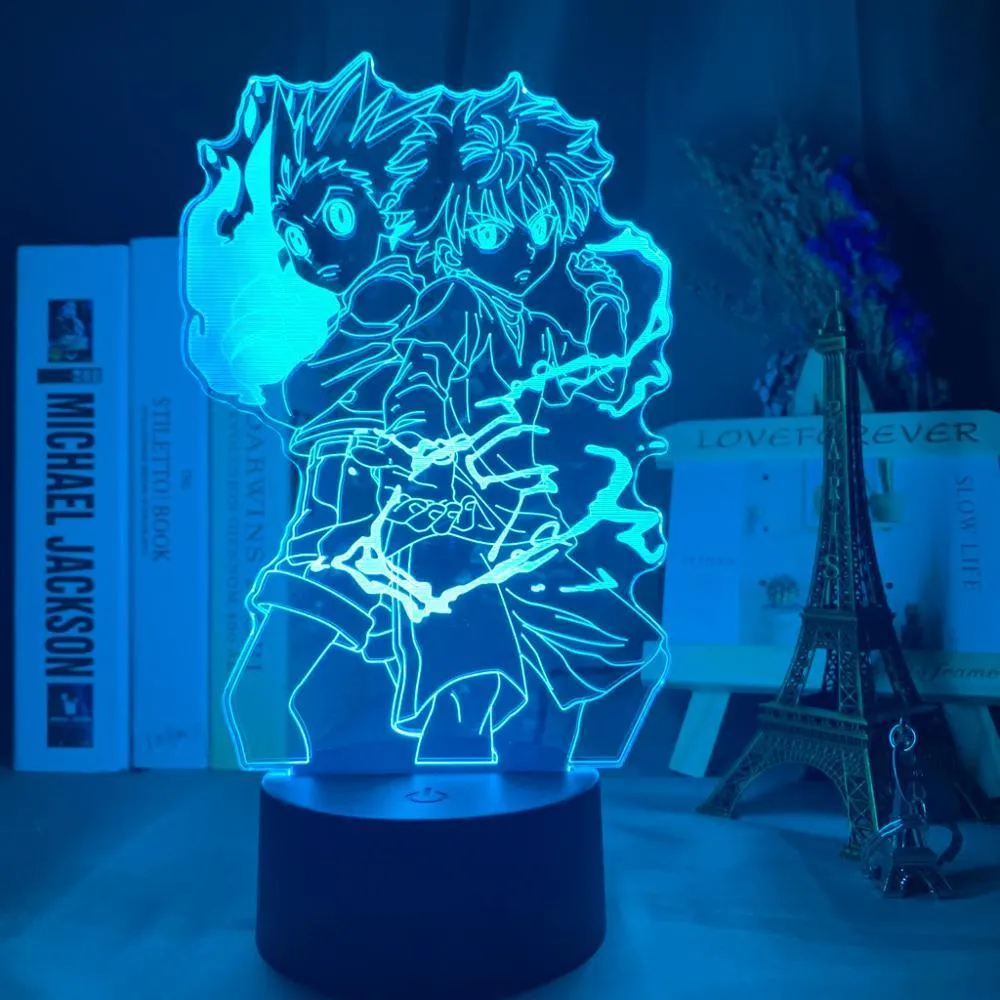Hunter X Anime Led Curarpikt Hisoka Gon Killua Figure 3d Night Lights Anime Lamp Kids Light Up Room Decor Children Gift Dropshipping 201028 From Bai10 11.29 DHgate.Com