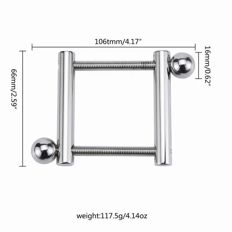 Stainless Steel Ball Weights Stretcher Delay testicle stretcher